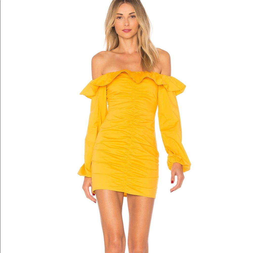 TULAROOSA off the shoulder mini dress - Picture 2 of 5